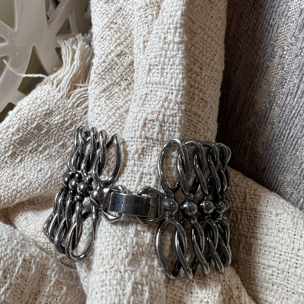 All Saints Silver Chain Bracelet - Picture 3 of 8